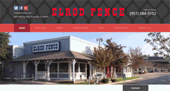 Desktop Screenshot of elrodfence.com