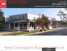 Tablet Screenshot of elrodfence.com